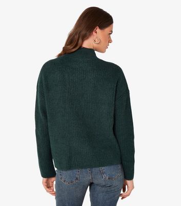 Apricot Green Ribbed Chunky Knit Jumper New Look