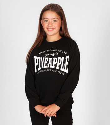 Pineapple Girls Black Logo Sweatshirt