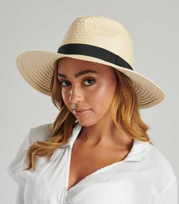 South Beach Cream Fedora Sun Hat