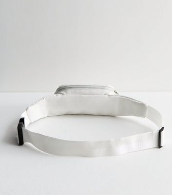 New look white bum bag sale