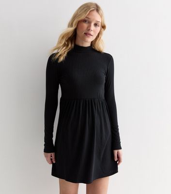 Simple long hot sale black dress