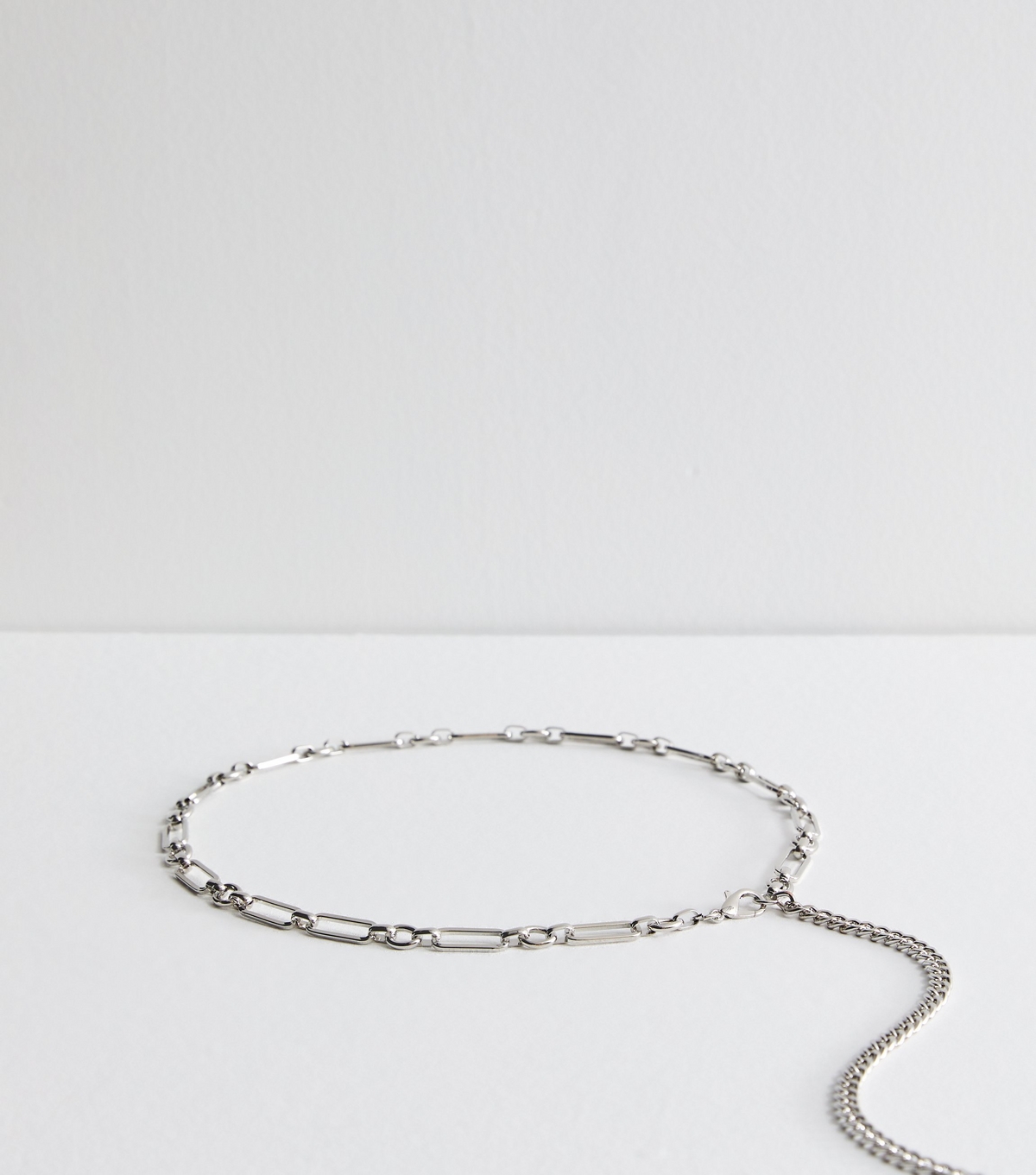 Silver Chain Link Belt New Look