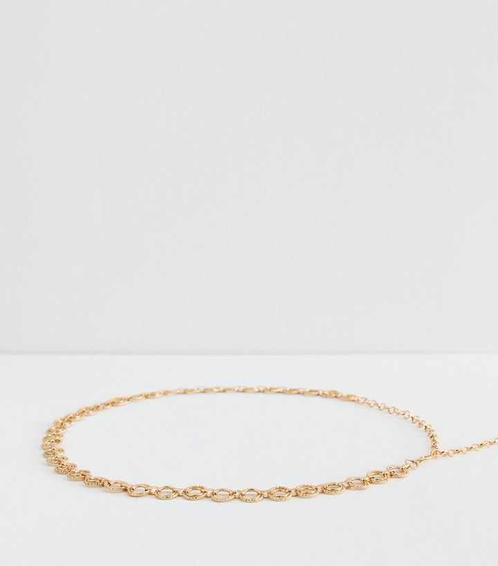 Gold-Tone Chain Belt 