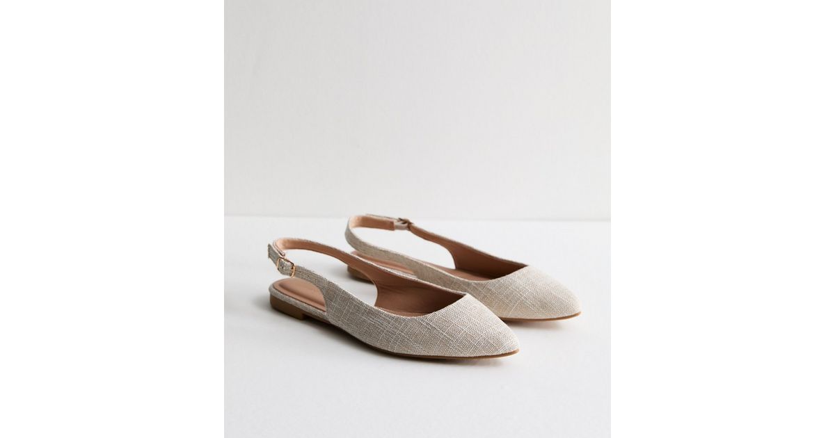 slingback white pumps