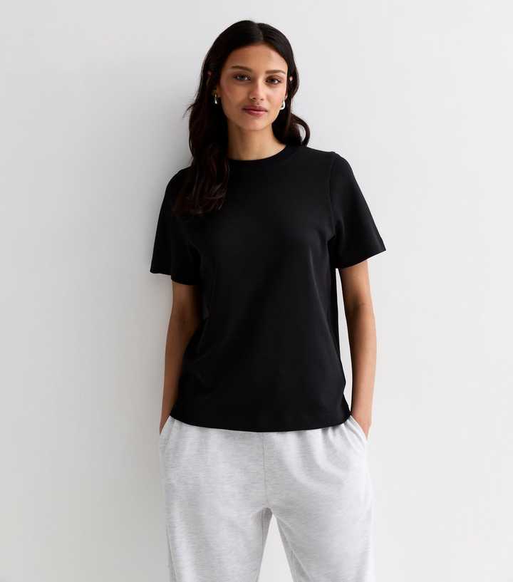 Black Premium Heavyweight Cotton Relaxed T-Shirt