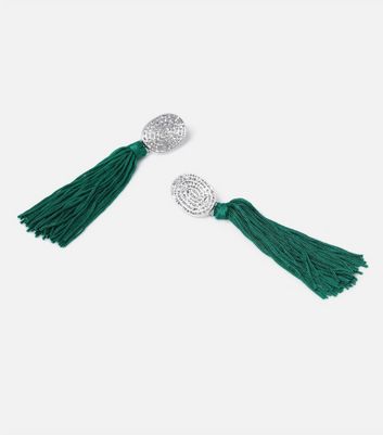 New look clearance green earrings