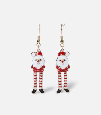 Personalized National Style Christmas New Cartoon Versatile Creative Earrings  Christmas Tree Snowman Snowflake Old Man Bear Bell Hat Earrings Silver  Needle - Walmart.com