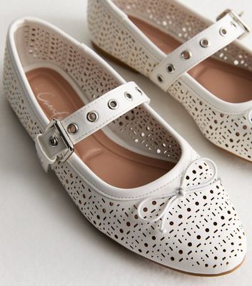 Laser cut ballet shops pumps