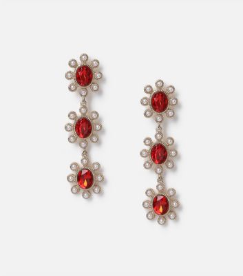 Red earrings deals new look