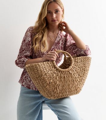 New look basket bag online