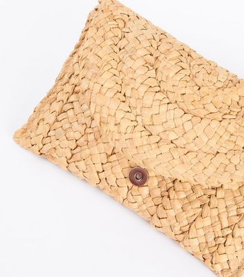 Clutch bag straw sale