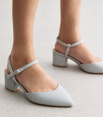 Extra wide fit silver shoes on sale