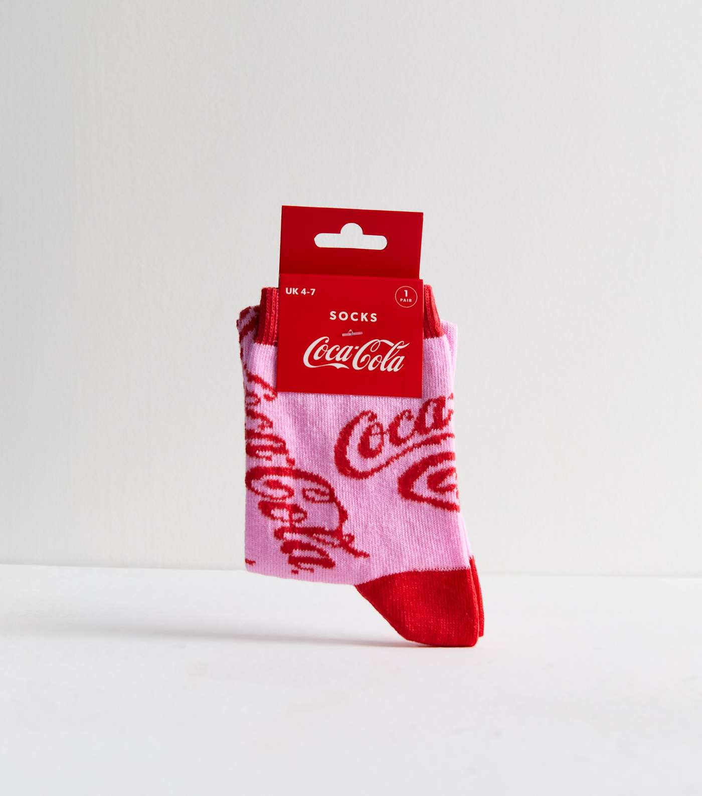 Pink Coca Cola Socks Image 3