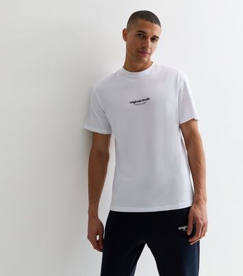JACK & JONES Herren T-Shirt Mit Logo – Klassisches Basic Aus Baumwolle In Verschiedenen Farben