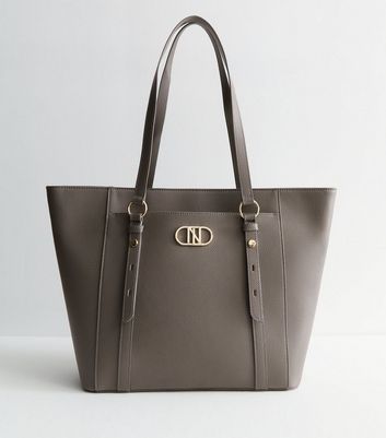 Grey Tote Bag New Look