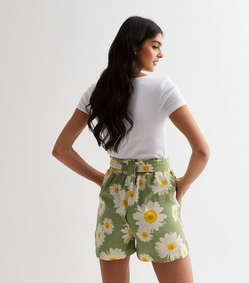 Floral store shorts womens