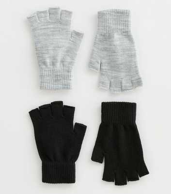 2 Pack of Fingerless Gloves 