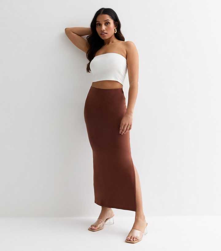 brown skirt petite