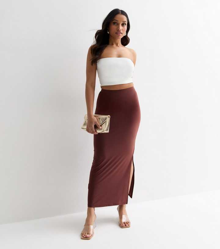 brown skirt petite