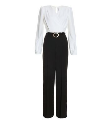 Quiz black and store white jumpsuit