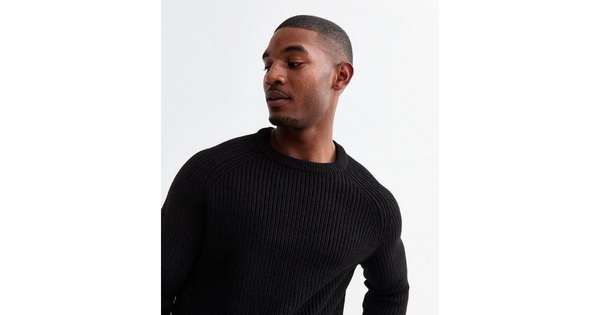 5804 Black Crew Neck Jumper