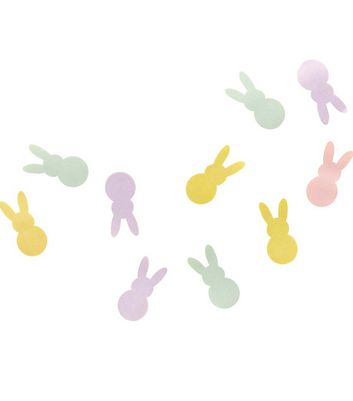 Multicoloured Easter Bunny Confetti New Look
