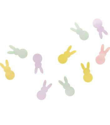 Multicoloured Easter Bunny Confetti