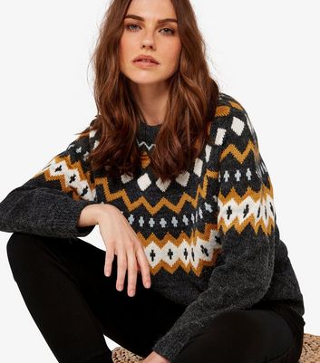 Fairisle knit jumper best sale