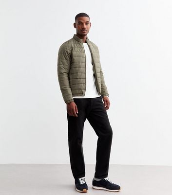 Khaki puffer jacket mens hotsell