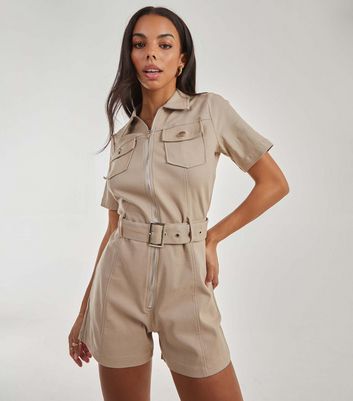 Stone utility playsuit online