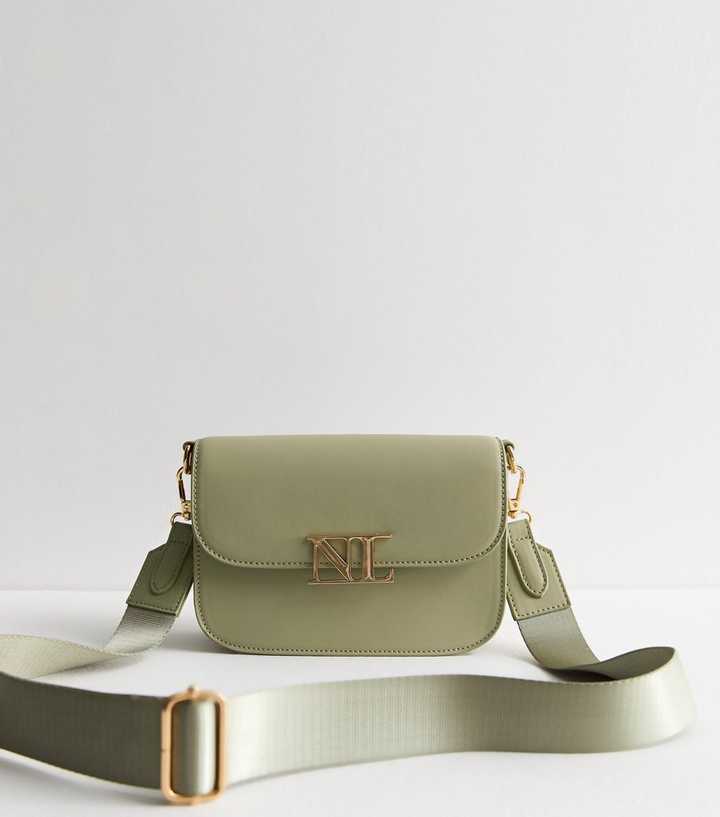 Light Green Boxy Cross Body Bag