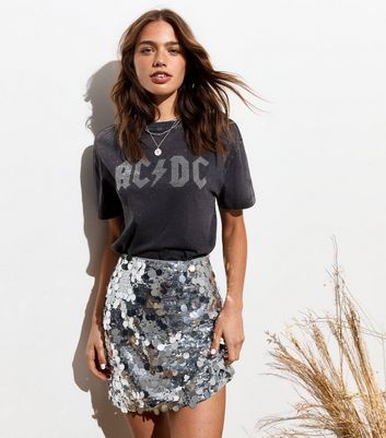 New look sequin mini skirt hotsell