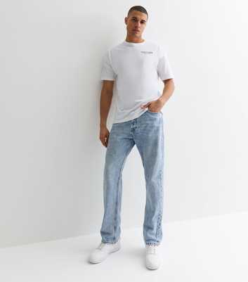 Jack & Jones Blue Regular Straight Leg Jeans