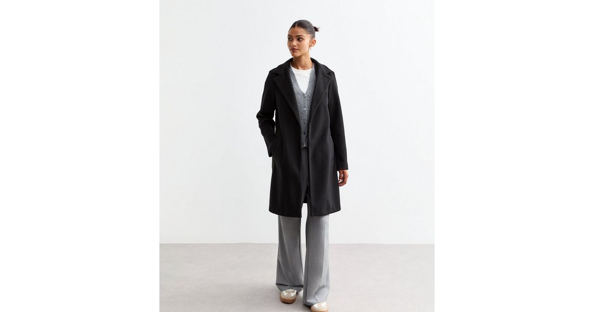 Noir Edge Tailored A-Line Maxi Coat main image 0