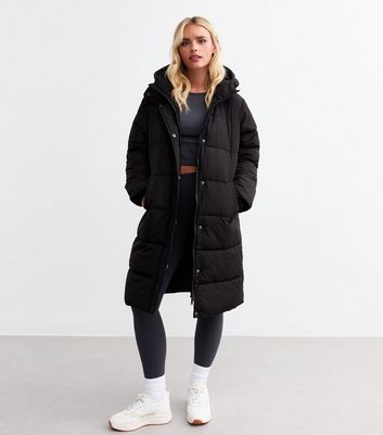 Petite long puffer jacket on sale