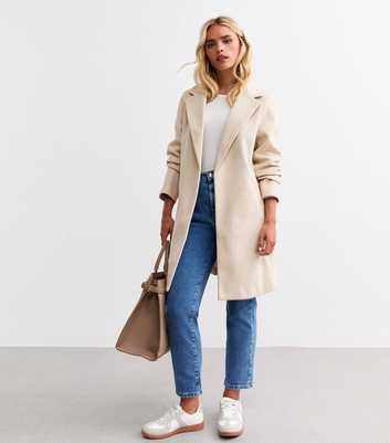 Petite Stone Unlined Tailored Coat