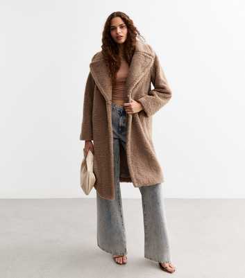 Tan Borg Longline Coat