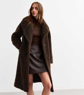 Brown Borg Longline Coat