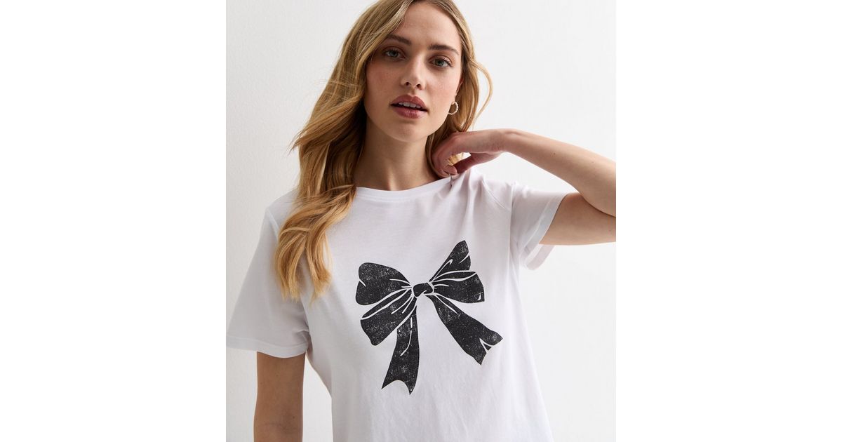 Bow T-Shirt White main image 1