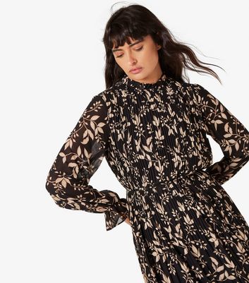 New look leaf cheap print dress