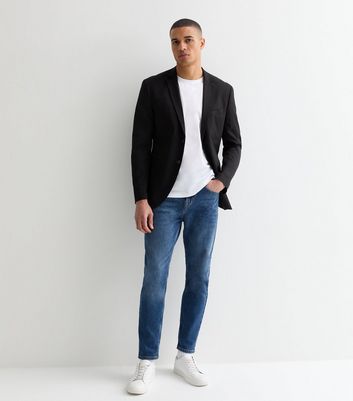 Black jeans and suit jacket hotsell