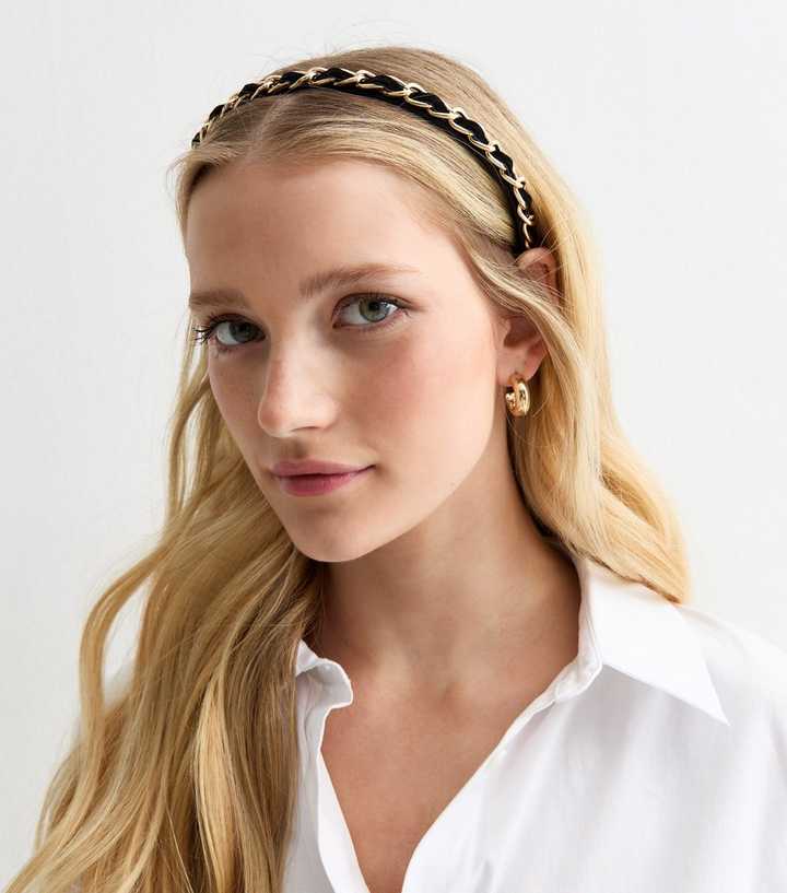 Gold Chain Skinny Headband