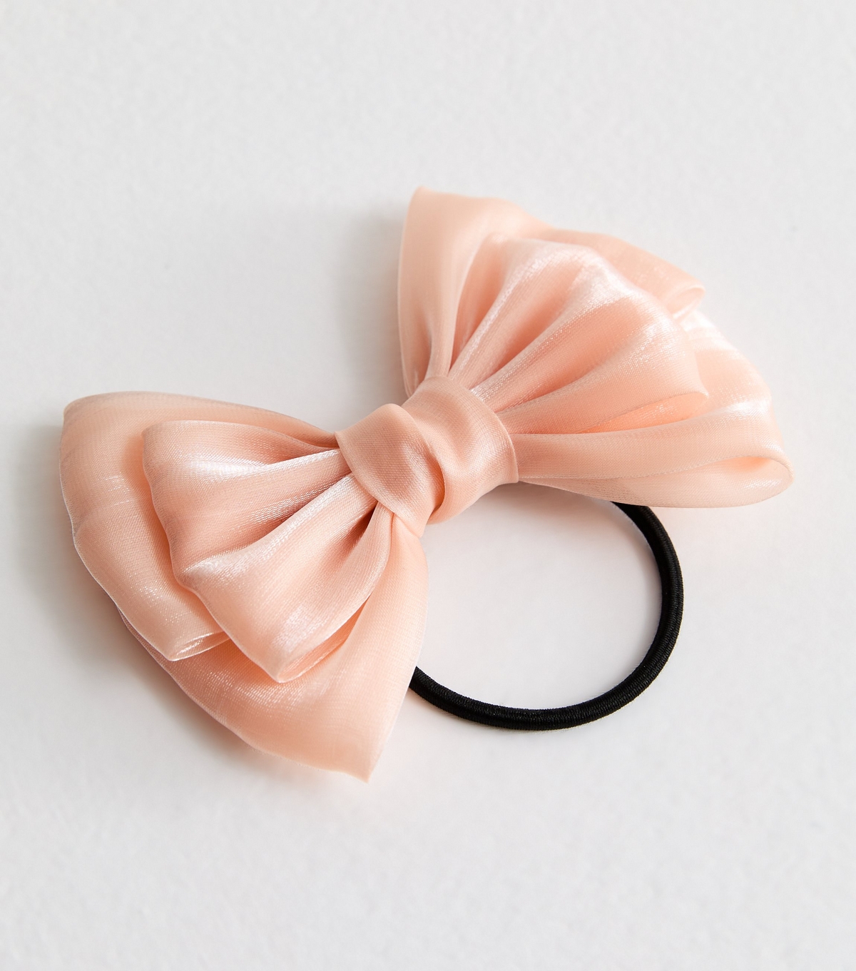 Pink Organza Bow Hair Band New Look