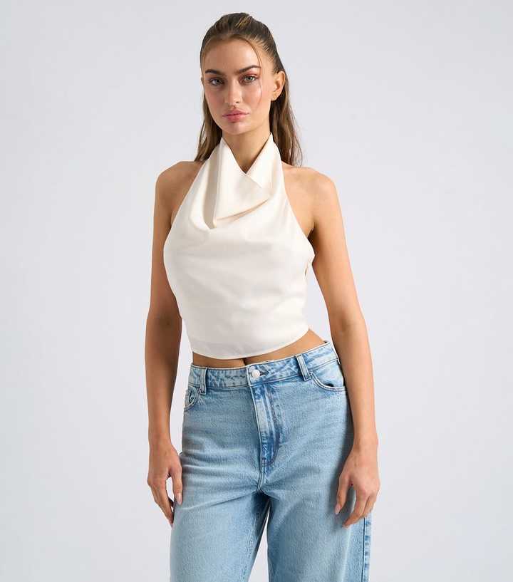 Urban Bliss Halter Cowl Neck Top 