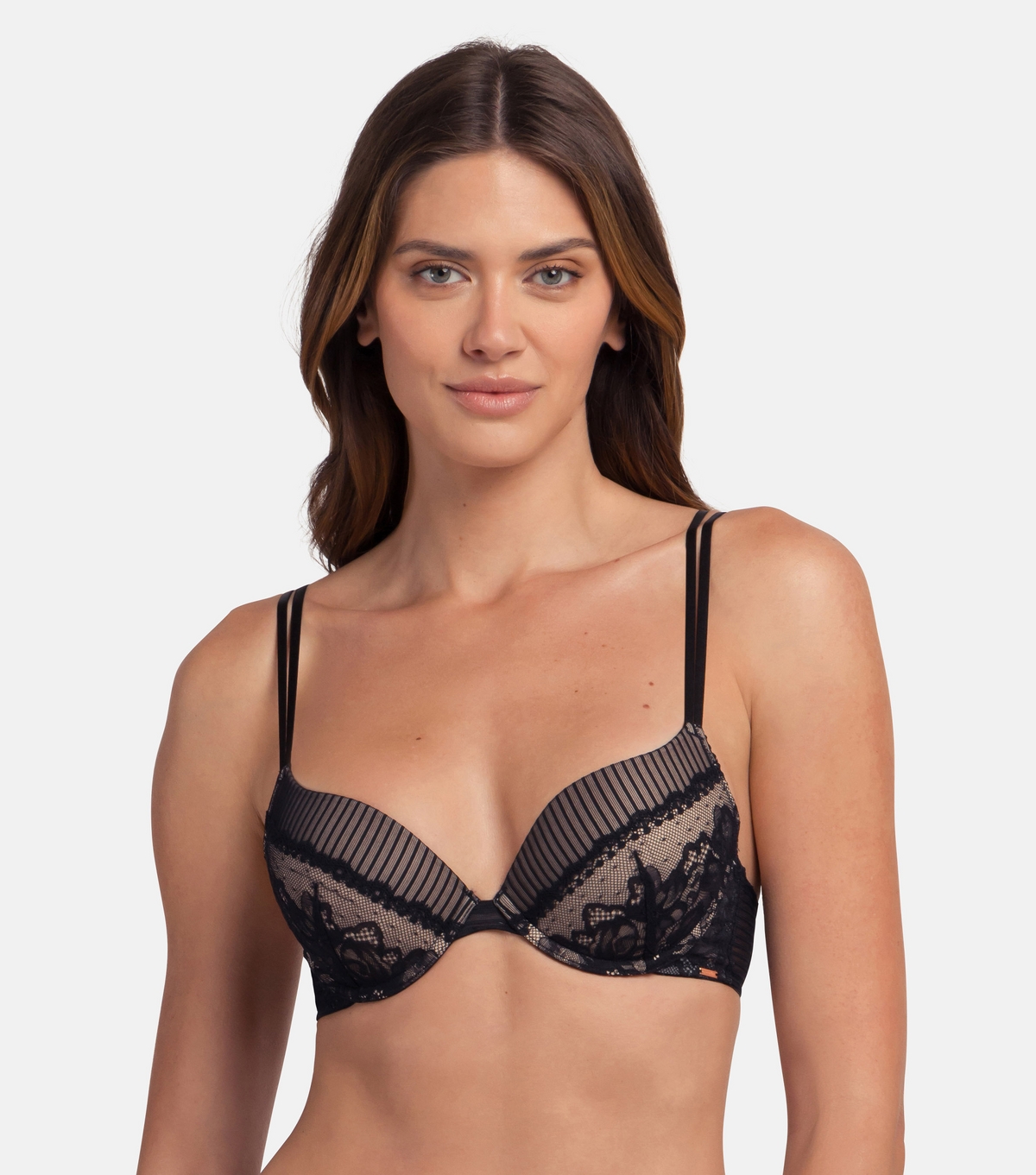 Women's Lace Panelled Wired Bra Dorina New Look