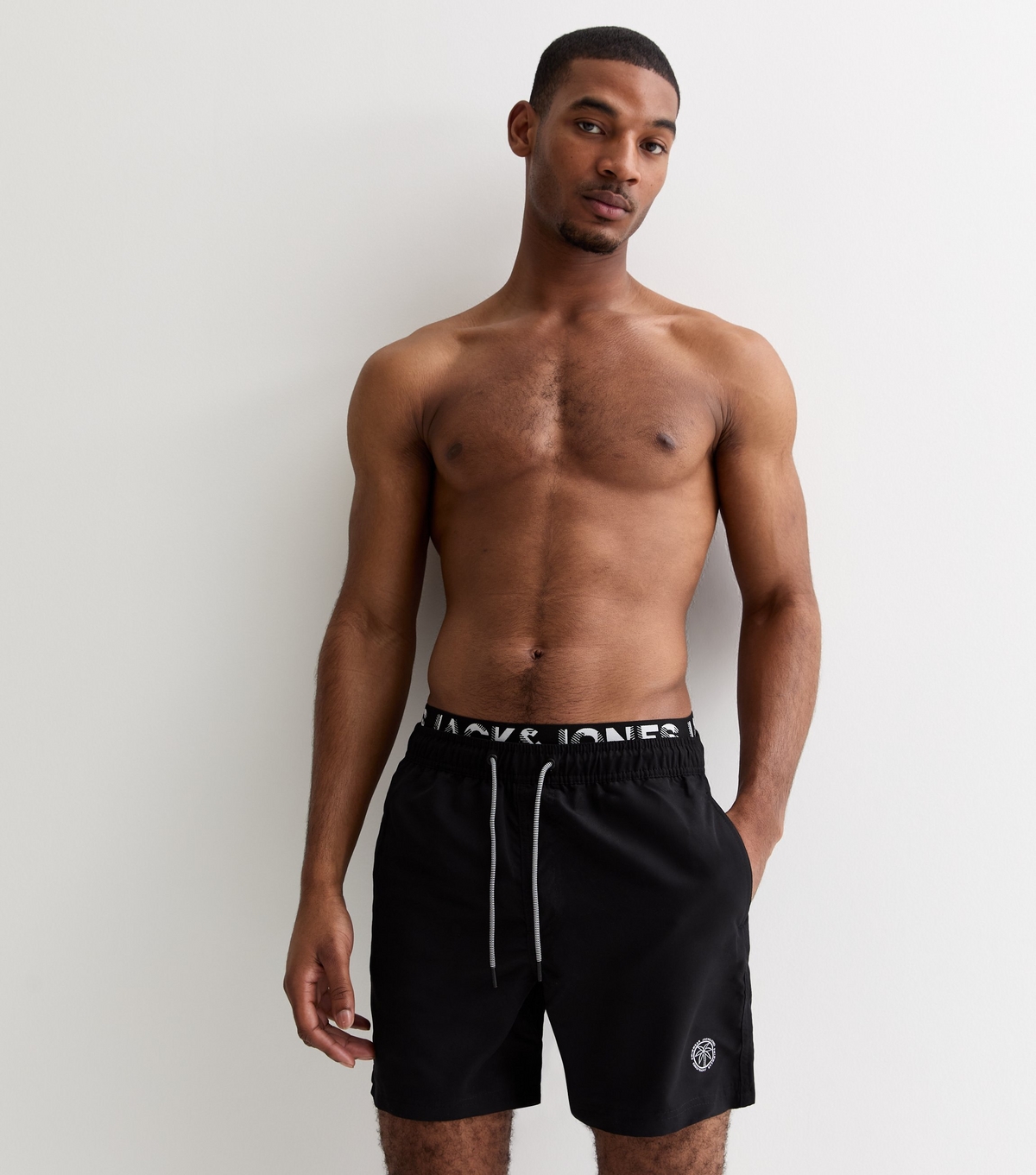 Men's Black Swim Shorts Jack & Jones New Look