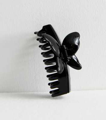 Black Large Butterfly Hair Claw Clip 
