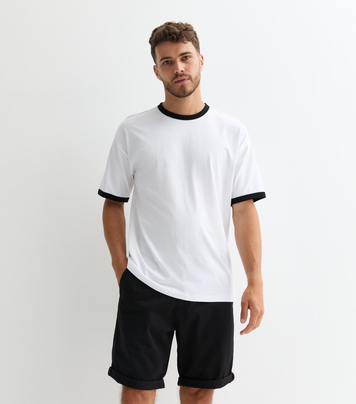 Men's Black Bermuda Shorts Jack & Jones New Look