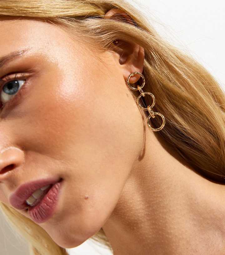 Circle Link Earrings