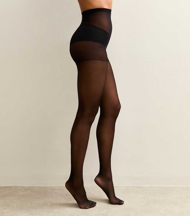 Black 2 Pack of Glossy Tights 